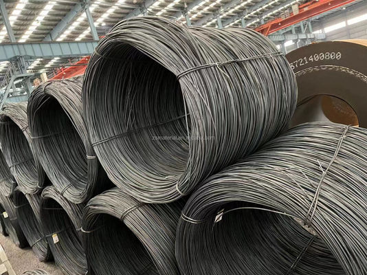 ASTM πρότυπο Q195 MS χαμηλού άνθρακα ατσάλινη ράβδος σύρματος για την κατασκευή νυχιών 5.5mm 6.5mm 8mm σύρματος Q195/Q235/SAE1006-1008 Προσαρμοσμένο MS