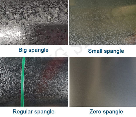 JIS/BS/EN/ASTM Standard Regular Spangle 2mm Ζυγισμένη πλάκα χάλυβα για 3mm πλακάκια