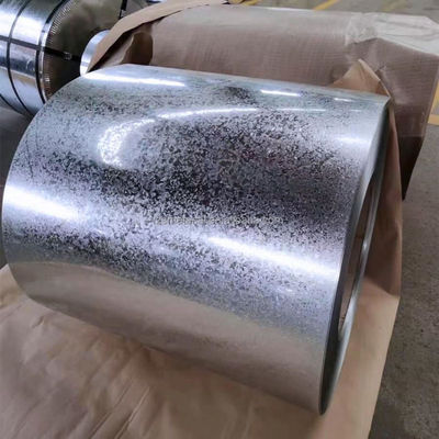 Συνηθισμένο Spangle SGCC G550 G90 0,12mm 0,15mm 2,0mm πάχος Κρύο Ζυγισμένο Σιδηρουργικό Στυλοκύλινδρο για Μεταλλικά υλικά οροφής
