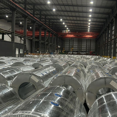 ASTM Standard DX51D Z120 3-5 τόνους ανά τροχιά 0,45 * 1220mm Μέγεθος Μεγάλο Spangle Hot Dip Gi Ζυγισμένη τροχιά χάλυβα