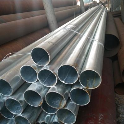 Στρογγυλό τομή ASTM A106 Sch 40 ERW GI Ζυγισμένος σωλήνας χάλυβα με ανοχή ± 1%