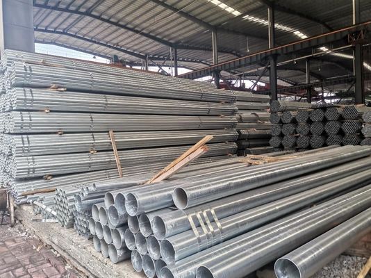 Στρογγυλό τομή ASTM A106 Sch 40 ERW GI Ζυγισμένος σωλήνας χάλυβα με ανοχή ± 1%