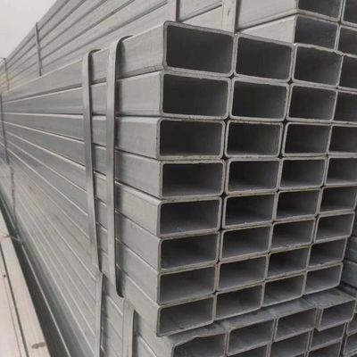 Τετραγωνικά κούφια τμήματα θερμής έλασης σωλήνα χάλυβα άνθρακα συγκολλημένο γαλβανισμένο ορθογώνιο σωλήνα χάλυβα με υπηρεσία κατασκευής