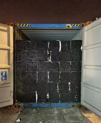 Τετραγωνικά κούφια τμήματα θερμής έλασης σωλήνα χάλυβα άνθρακα συγκολλημένο γαλβανισμένο ορθογώνιο σωλήνα χάλυβα με υπηρεσία κατασκευής