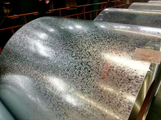 Ελάχιστο Spangle 0,6mm Steel Coil Z275 Ζεστό βουτηγμένο γαλβανισμένο ατσάλινο κύλινδρο Gi φύλλο για το ταβάνι φύλλο κανονικό Spangle