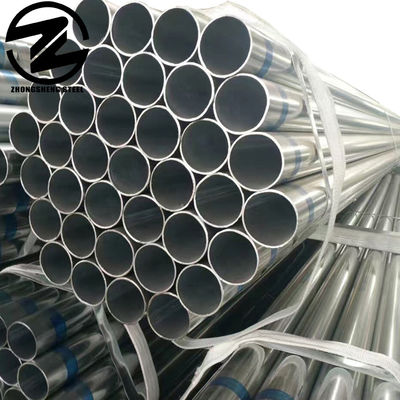 Ελαφρώς λαδιωμένο 3&quot; 125mm Διαμέτρου κυκλικός γαλβανισμένος σωλήνας για HVAC ASTM A120 BS 1387 Hot Dip 85 Γαλβανισμένος σωλήνας χάλυβα