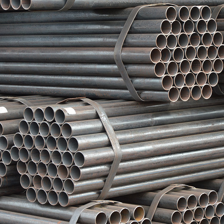 Τετράγωνο ορθογώνιο στρογγυλό ASTM A53 A36 1/2-12 ίντσες σωλήνα χάλυβα άνθρακα μαύρο συγκολλημένο σωλήνα χάλυβα με και 2.0-6.0mm πάχος