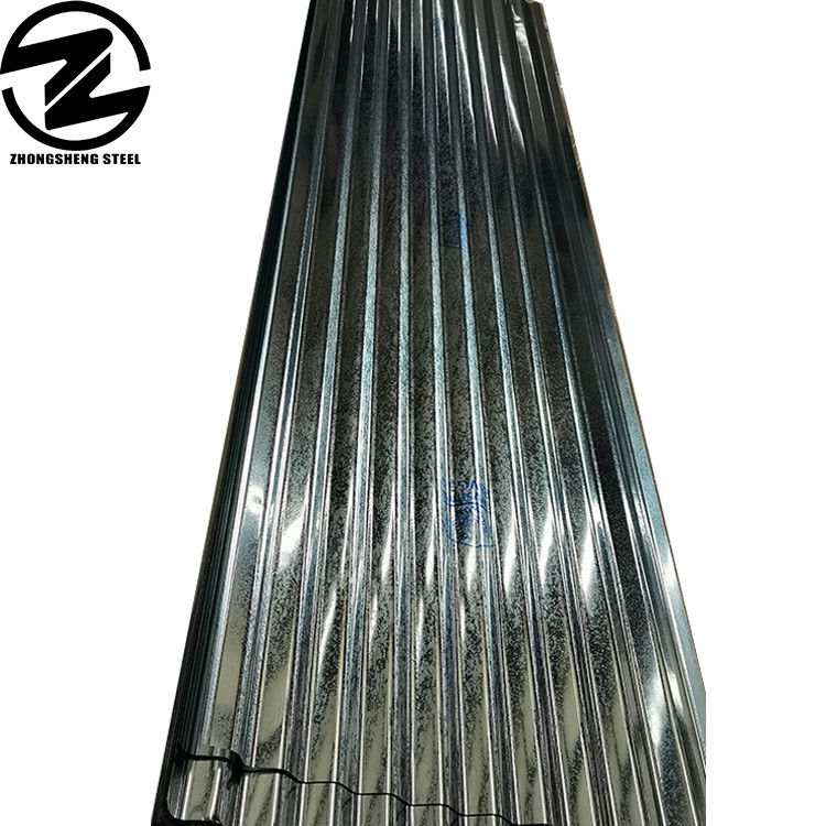 Gi 26 Gauge κυματοειδής χάλυβα ψευδάργυρο μετάλλιο σίδηρο 60g γαλβανισμένα φύλλα οροφής με κανονικό τύπο spangle και ανοχή ± 1%