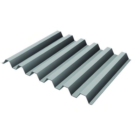 Πρωτεύον SGCC 0,15 mm 0,2 mm πάχος κυματοειδής PPGI Ζυγισμένο χάλυβα φύλλο στέγης για οικοδομικό υλικό σε λευκό χρώμα RAL