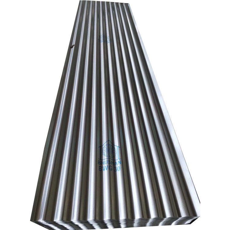 0.6mm 0.8mm 1.2mm Z80g Z100g Gi Ζινκ επικαλυμμένο χαλύβδινο φύλλο Βιομηχανία κατασκευών Ζυθοποιημένο χαλύβδινο κυματοειδές φύλλο οροφής