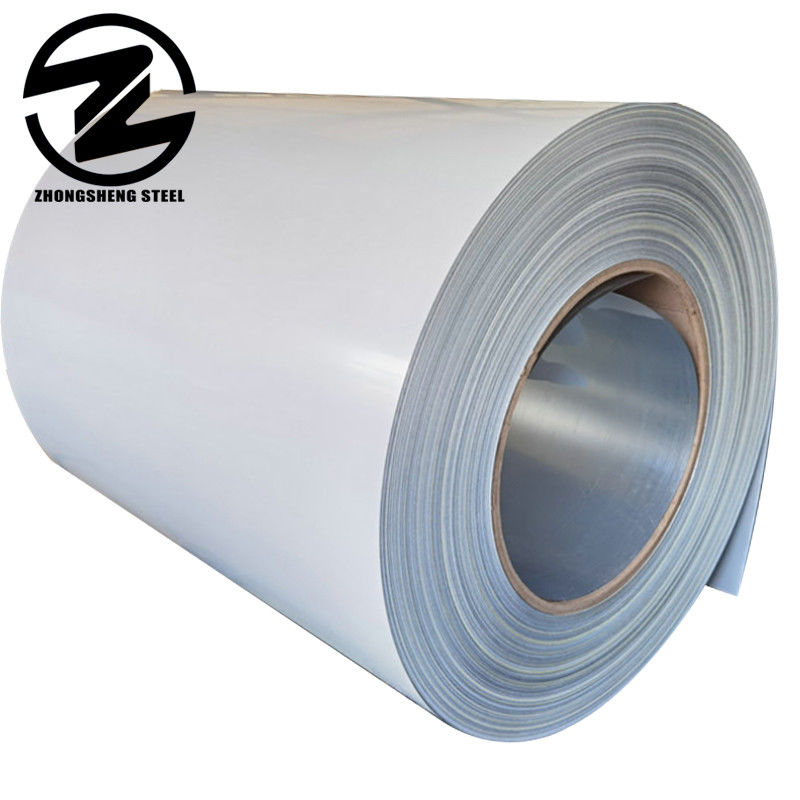 PPGI Coil 0,38mm 0,46mm Προχρωματισμένο Ζυγισμένο Coil PPGI RAL9003 Επιχρισμένο Ατσάλι