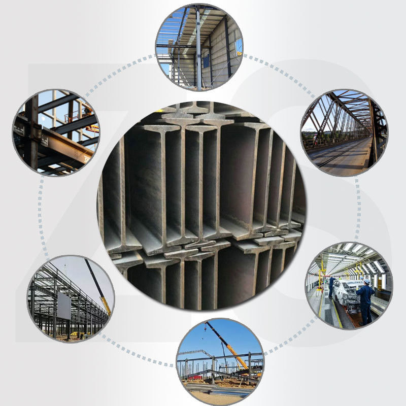 Q235/Q345/ST37-2/ST52/Q420/Q460/S235JR/S275JR/S355JR H Δείκτης 150x150x7.0x10mm Μέγεθος Μάζα ανά μέτρο για καυτό έλασμα