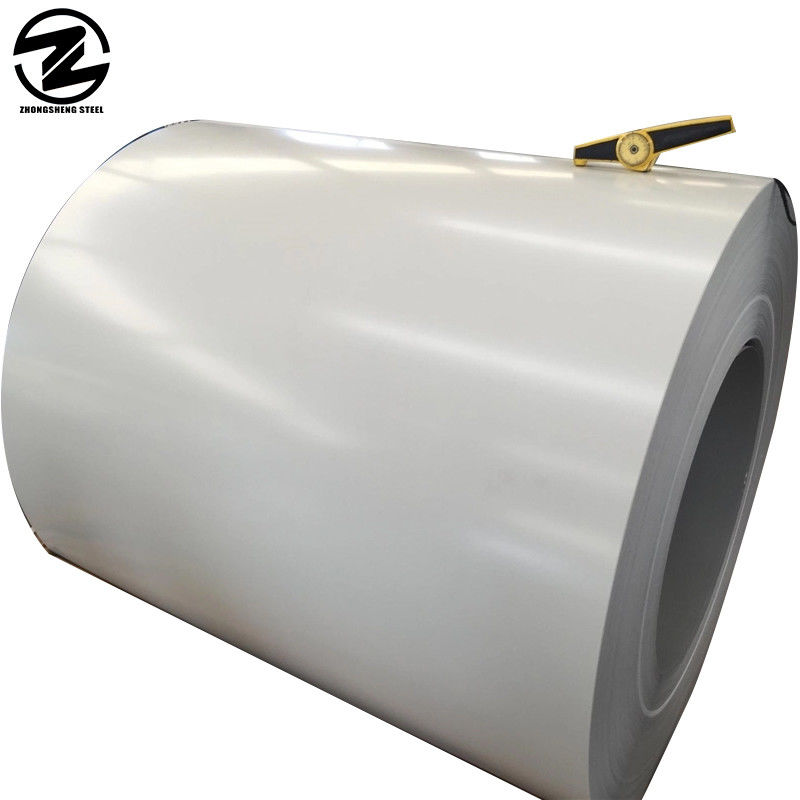 0.35*1219mm Μέγεθος Ral 9003 Προχρωματισμένο Γαλβανισμένο Ατσάλι PPGI Στυλοκύλινδρο Δυνατότητα DX51D Z/SGCC/DC01 Z/DC51D Z 3-5 τόνους