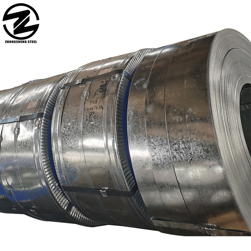 ISO9001 Πιστοποιημένη Dx51d z275 Ζυγισμένη ταινία χάλυβα για υπηρεσίες τρύπησης Μεγάλο σφεντόλι Λιγότερο από 600 mm πλάτος