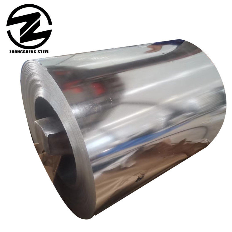 Dx51 Z275 Ζεστό βουτηγμένο γαλβανισμένο χαλύβδινο κύλινδρο Prime SGCH/G350/G450/G550 Skin Pass Ναι Spangle Zero/Regular/Small/Big Spangle