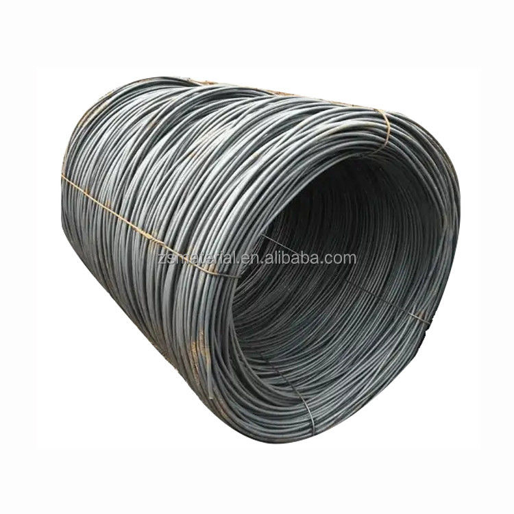 3mm 4mm 5mm 6mm μαύρη επιφάνεια χαμηλού άνθρακα ατσάλινο σύρμα για προεπιταγή σκυρόδεμα υψηλής αντοχής στην έλξη