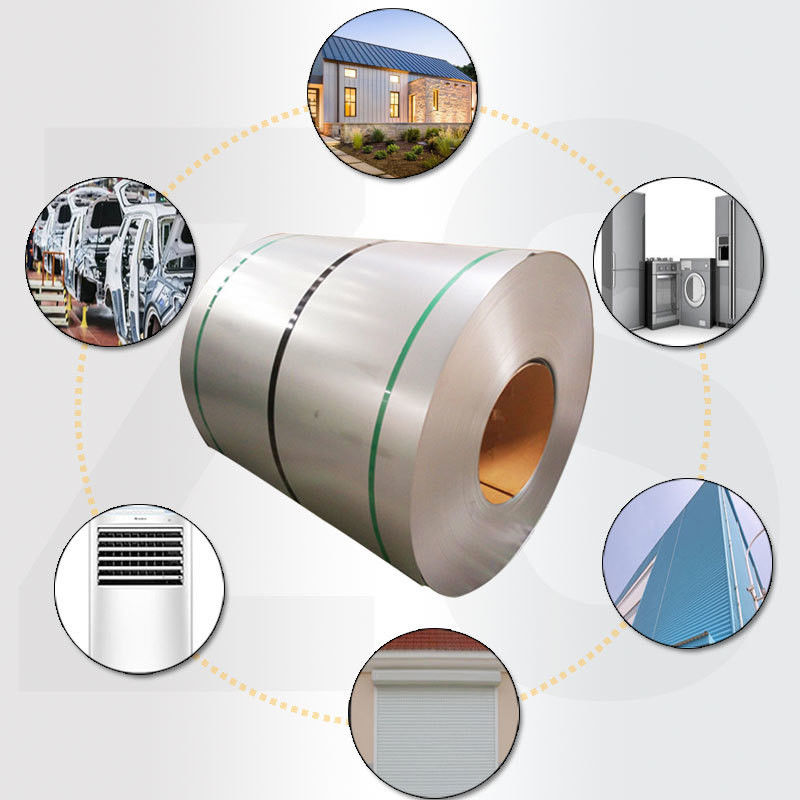 Επικάλυψη Galvalume 26 Gauge Z150 AZ 100 0,40x12 55% Galvalume Steel AZ120 GL Coil δευτερεύουσα για συσκευασία και επιφάνεια αξίας θαλάσσης