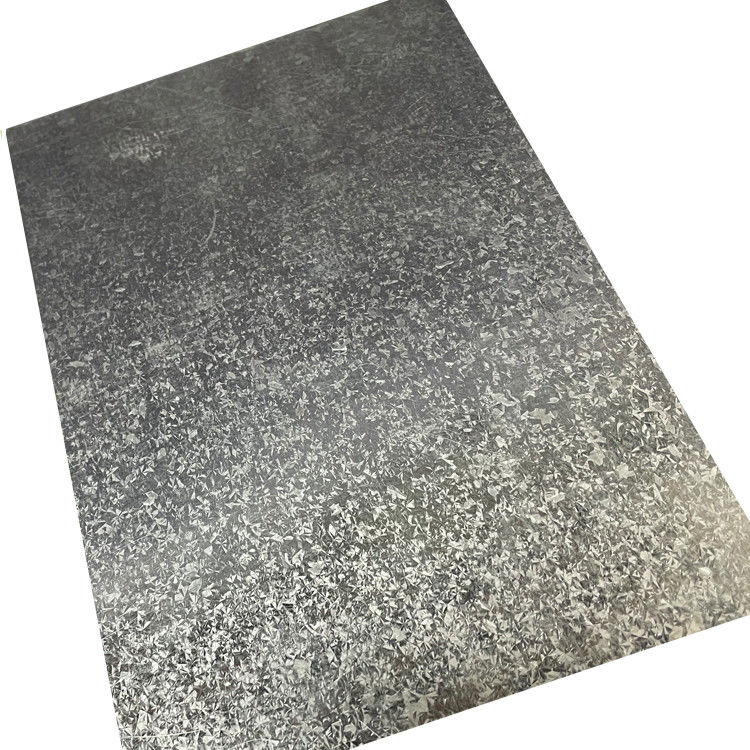 Κανονικό Σπάνγκελ DX51D Z275 DX52D Z140 ASTM A36 Ζυγισμένο χαλύβδινο φύλλο 0,8mm Πλάκα 20mm πάχος για οικοδομικό υλικό