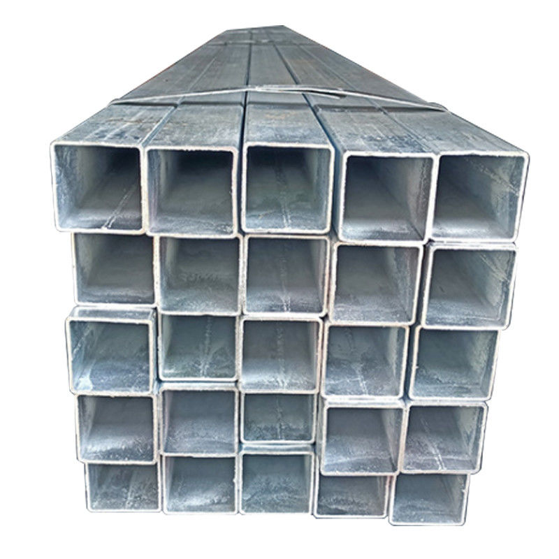12M μήκος Hot-Dip ASTM Steel Profile MS Square Tube Ζυγισμένο τετράγωνο 80x80x2.5mm με πάχος 1mm-12mm