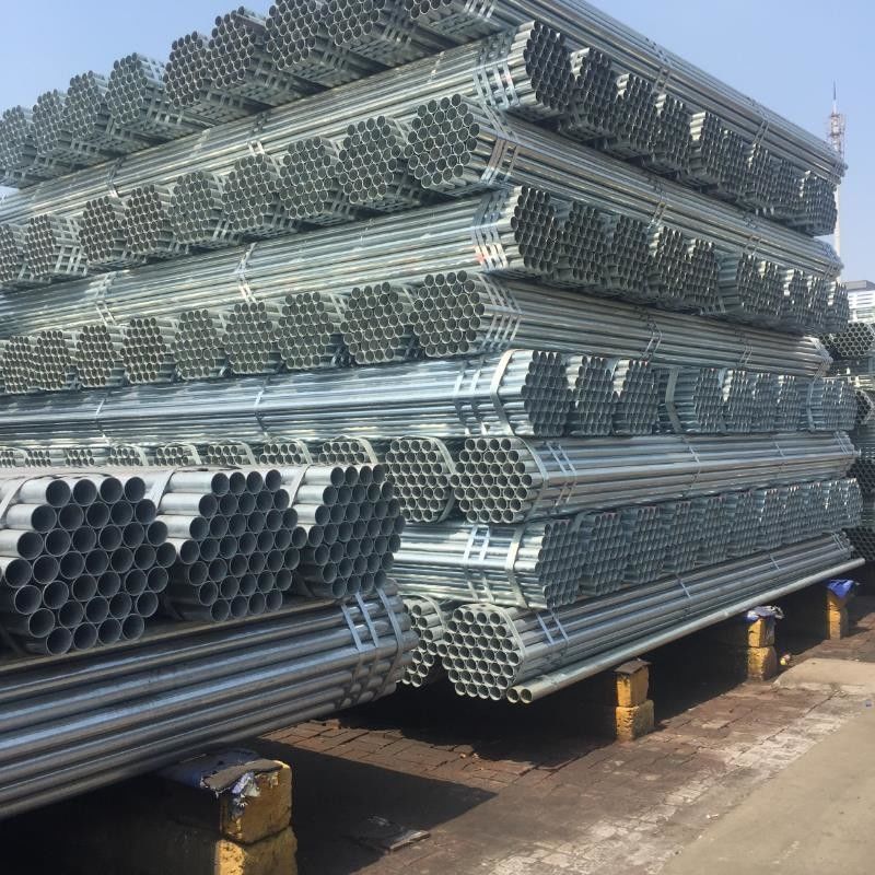 Στρογγυλό τομή ASTM A106 Sch 40 ERW GI Ζυγισμένος σωλήνας χάλυβα με ανοχή ± 1%